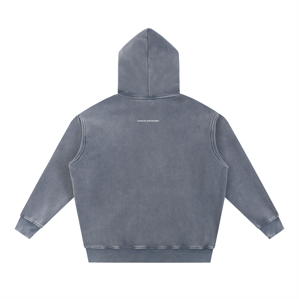 "North Korea" Fleeced Hoodie