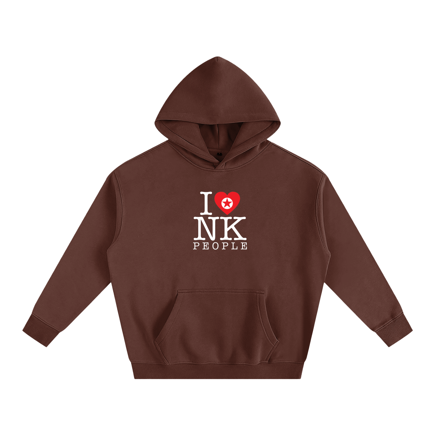 "I LOVE NK PEOPLE" Fleeced Hoodie