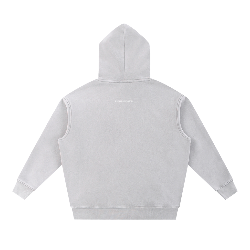 "North Korea" Fleeced Hoodie