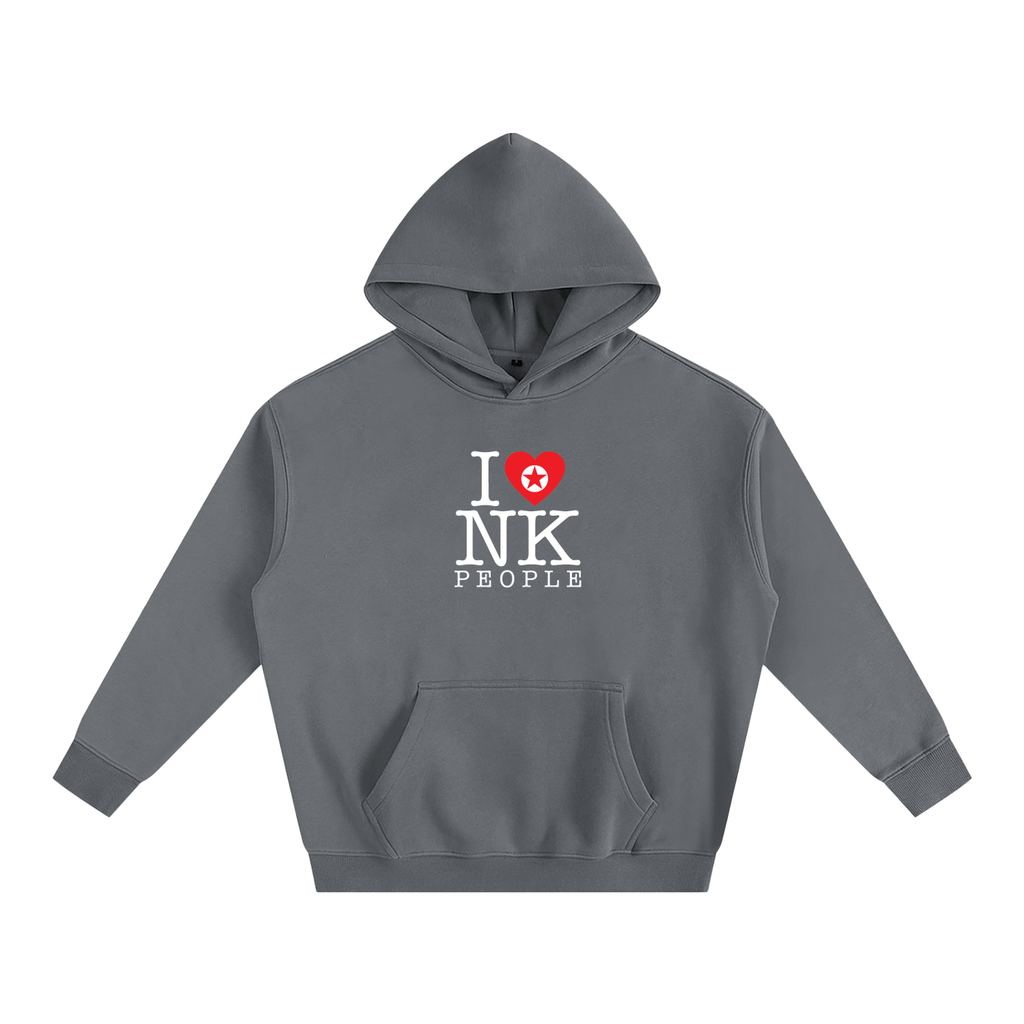 "I LOVE NK PEOPLE" Fleeced Hoodie
