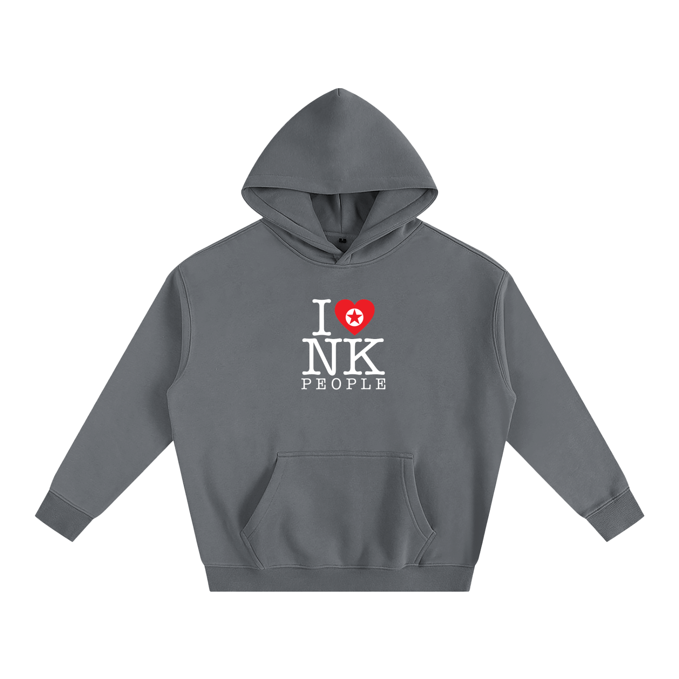 "I LOVE NK PEOPLE" Fleeced Hoodie