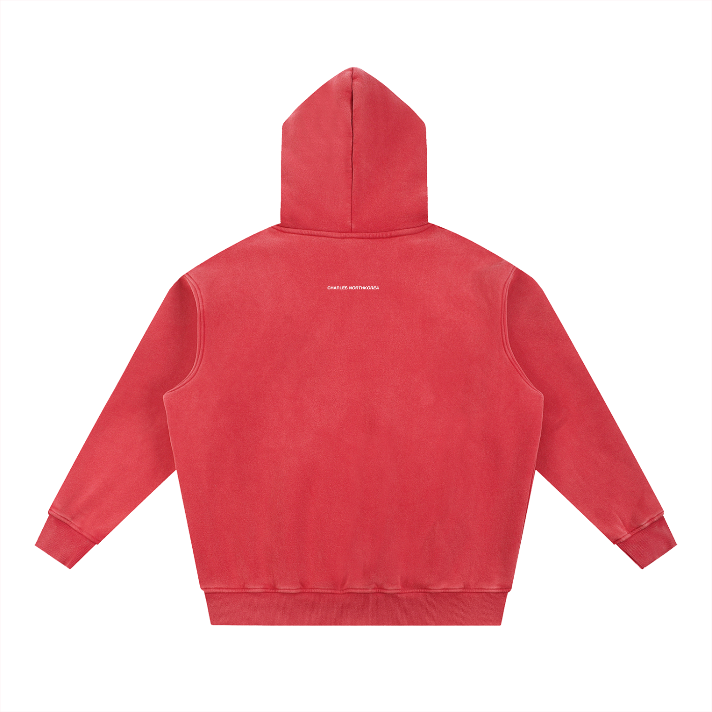 "North Korea" Fleeced Hoodie