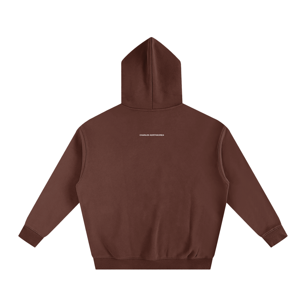 "Perspective Changes Everything" Oversize Fleeced Hoodie