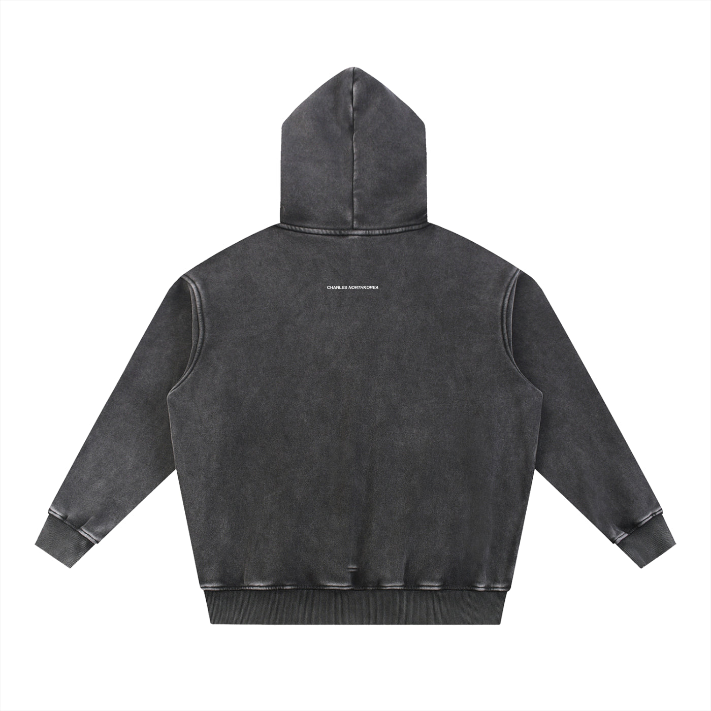 "North Korea" Fleeced Hoodie