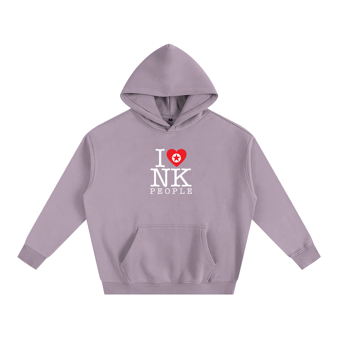 "I LOVE NK PEOPLE" Fleeced Hoodie